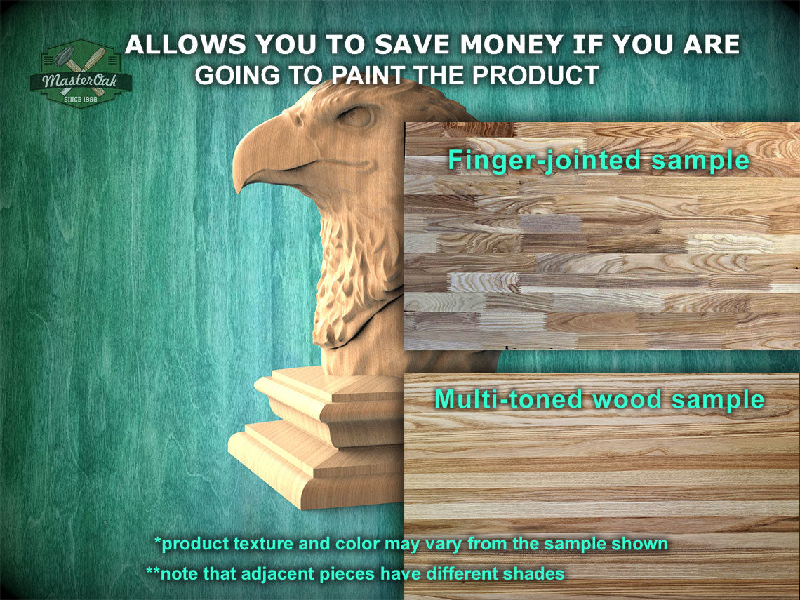 Eagle Wooden Finial for Staircase Newel Post, Eagle finial bed post, Eagle statue of wood, Wooden Eagle statue cap