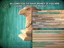 Load image into Gallery viewer, Eagle Wooden Finial for Staircase Newel Post, Eagle finial bed post, Eagle statue of wood, Wooden Eagle statue cap

