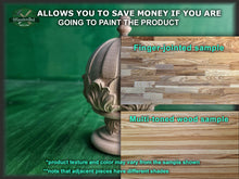 Load image into Gallery viewer, Decorative Architectural Wooden Finial, Staircase Newel Post Cap, Curtain rod finial
