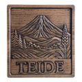 PATNF-010 Panel de Madera “Teide” — Relieve Decorativo
