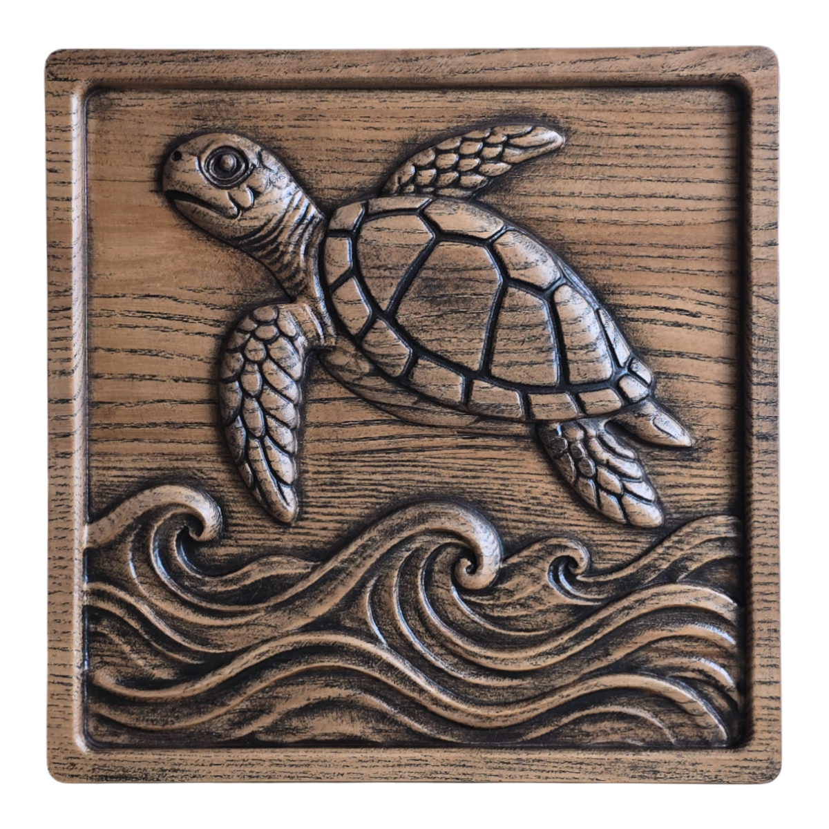 PATNF-020 Tortuga Marina · Panel de Madera Tenerife