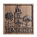 PATNF-022 Panel decorativo tallado “Tenerife – Torre histórica”