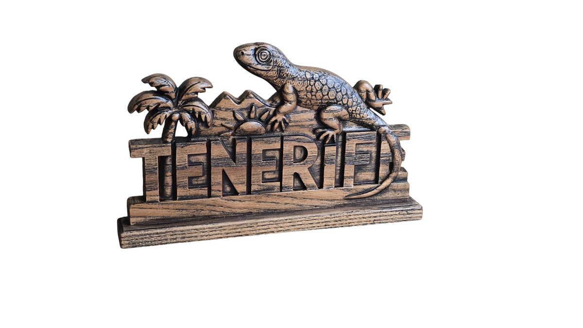 STNF-201 Figura decorativa de mesa “Tenerife – Gecko”