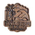 ITNF-109 Imán decorativo de madera “Santa Cruz de Tenerife – Islas Canarias”