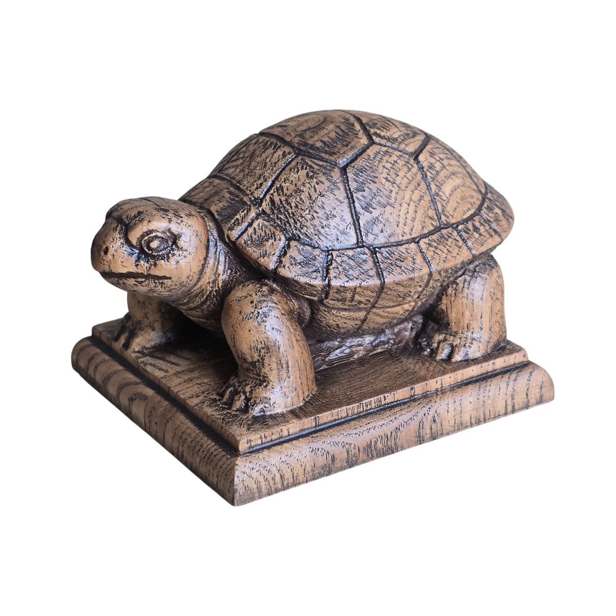 STNF-207 Figura decorativa de madera “Tortuga marina”