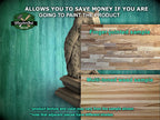 Owl #2 Wooden Finial for Staircase Newel Post, Owl finial bed post, Owl statue of wood, Decorative Newel Post Cap Bird Face