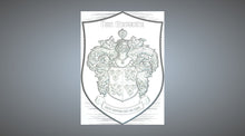Load image into Gallery viewer, Custom order. Carved Family Crest according to the client's image, 1pc, Ash, Unpainted
