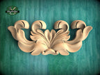 Bold Acanthus Leaf Applique for Classic Furniture Accents