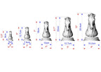 Wooden Chess Knight, Horse Head Statue, Wood Carving