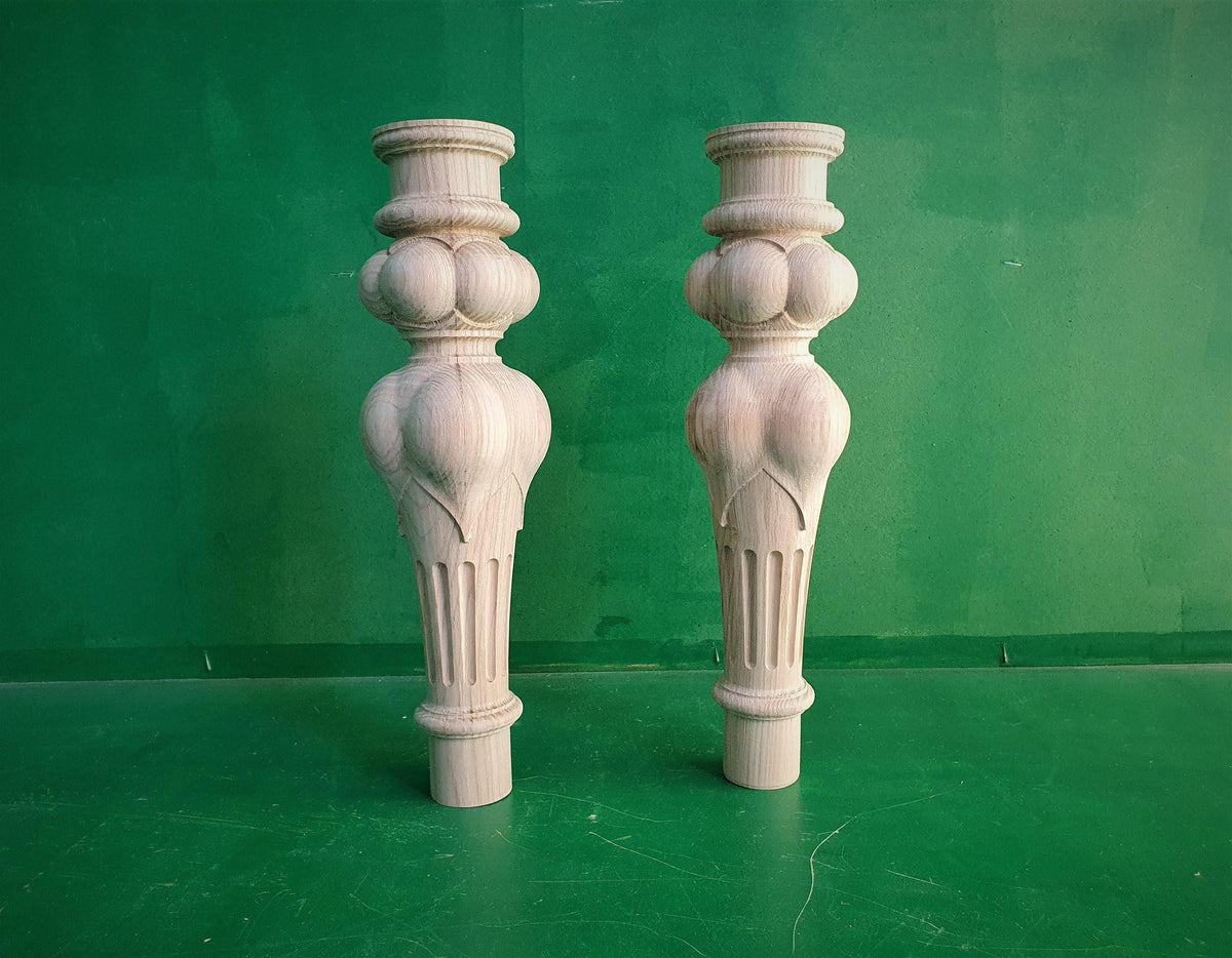 Baroque style Legs, Set 2pc, classic style legs