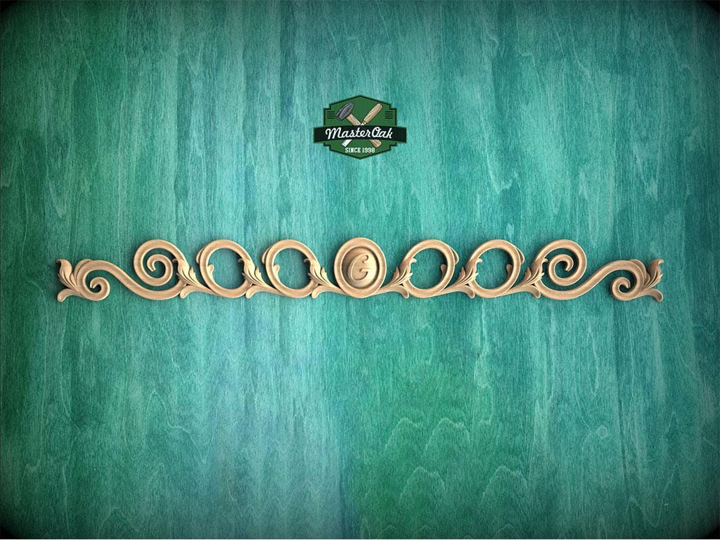 Personalized Circular Swirl Moulding – Decorative Panel Top