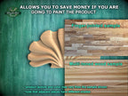 a picture of a wood panel with the words,'allows you to save money