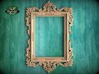 Luxurious Baroque Wooden Frame with Intricate Carvings for Mirrors and Art, 1pc, Carved Frame, carved decoration of wood, wooden art