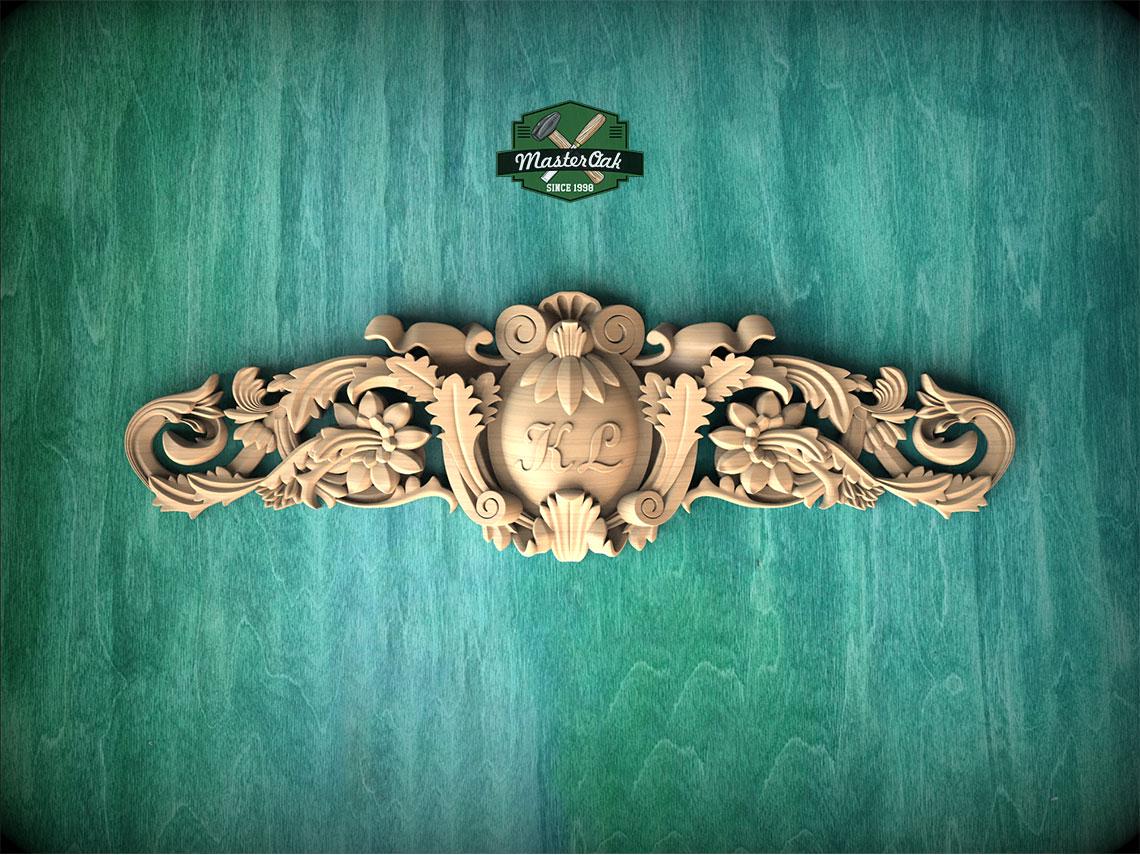 Personalized Crest Panel –  Verdant Bloom