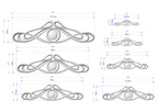 a drawing of a design for a decorative object
