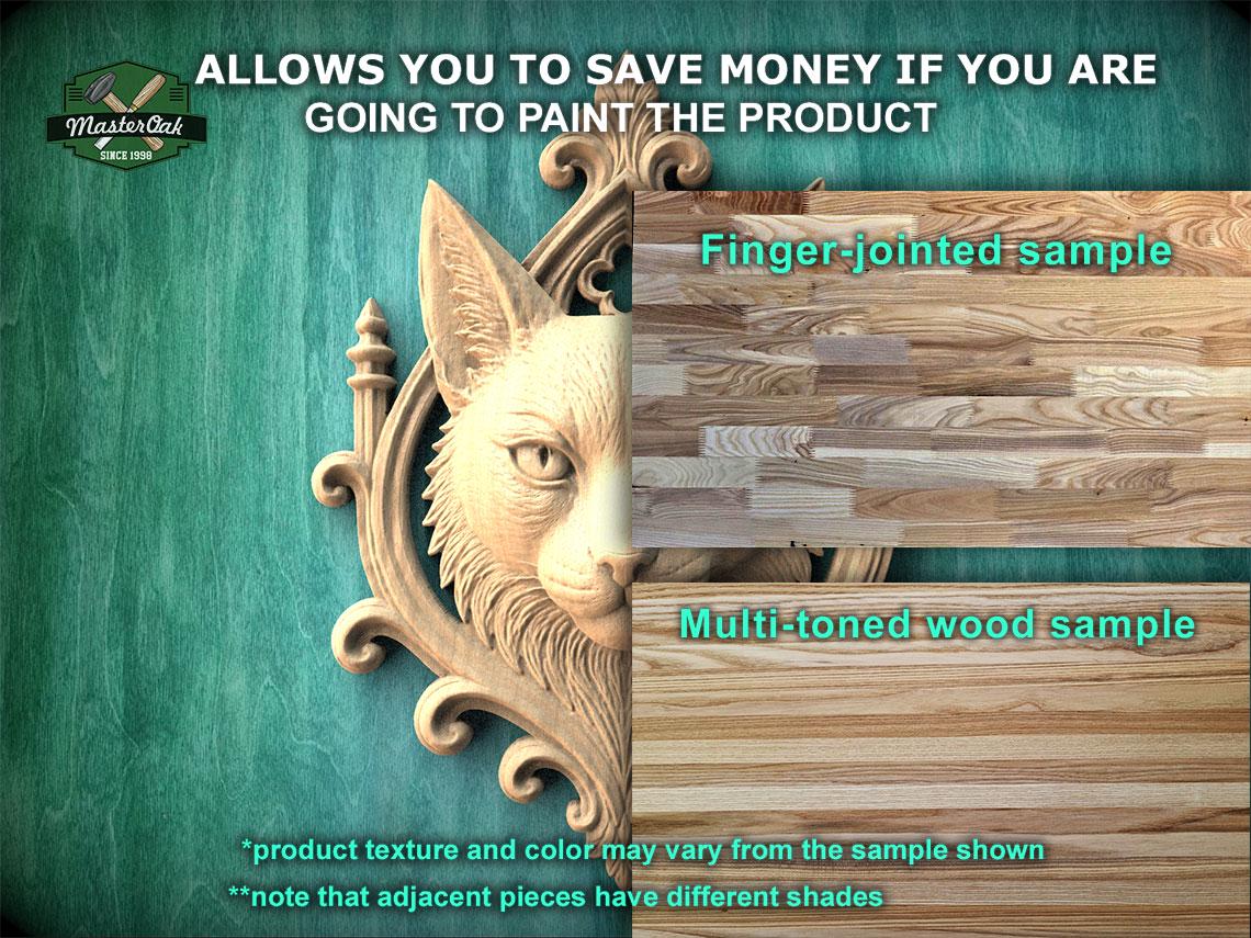 Gothic Cat Wall Decor – Carved Wooden Plaque with Victorian Frame Detail