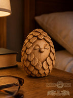 Wooden Forest Spirit Figurine, Whisperleaf Guardian, Woodland Shelf and Desk Decor