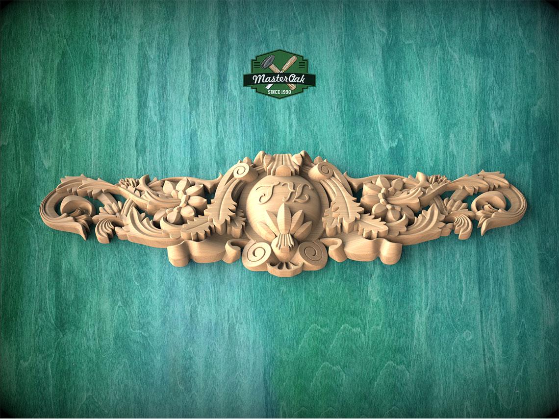 Personalized Crest Panel –  Verdant Bloom