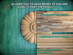 a picture of a wood panel with the words,'allows you to save money