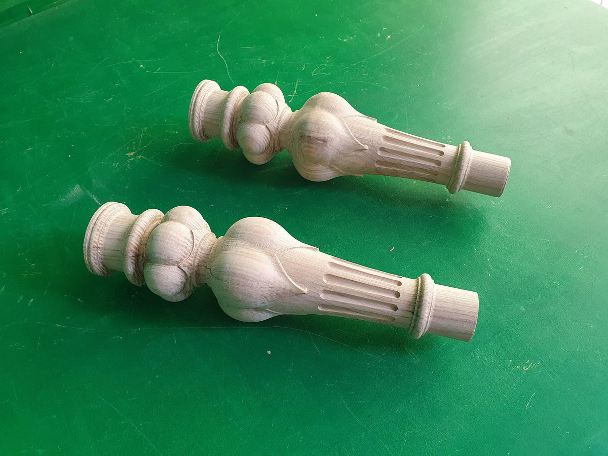 Baroque style Legs, Set 2pc, classic style legs