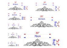 Load image into Gallery viewer, the measurements of a decorative mold mold mold mold mold mold mold mold mold mold mold
