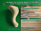 Popular Furniture  Feet, Set 2pc, classic style legs