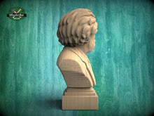 Load image into Gallery viewer, Einstein Bust | Carved and Hand-Finished Wood Statue | Gift for Scientists &amp; Physicists

