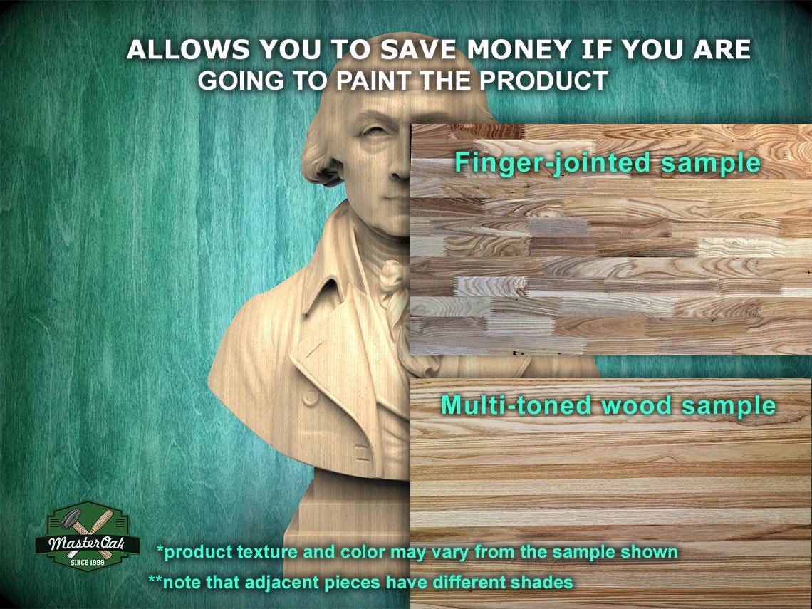 James Madison Bust, Hand-Finished Wood Sculpture | Presidential History Decor