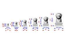 Load image into Gallery viewer, Irish Wolfhound Statue made of wood,  Irish Wolfhound dog Wooden Finial for Staircase Newel Post, finial bed post, Dog statue of wood
