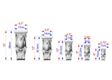 Load image into Gallery viewer, Owl Wall Bracket – Carved Wood Corbel for Mantel, Cabinet or Shelf
