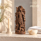 Carved Anubis Statue – Egyptian God of the Afterlife, Pagan Altar & Ancient Egypt Home Decor