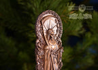 Custom order. Santa Muerte Statue – Enlarged size, 15 inches, Pagan Occult Altar Decor, Goddess of Protection, Justice and Transition