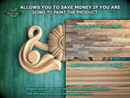 The image is a promotional advertisement for Master Oak, a company that specializes in painting products. It features a close-up of a wooden sample with a finger-jointed design and a multi-toned wood sample, along with text that provides information about the products.