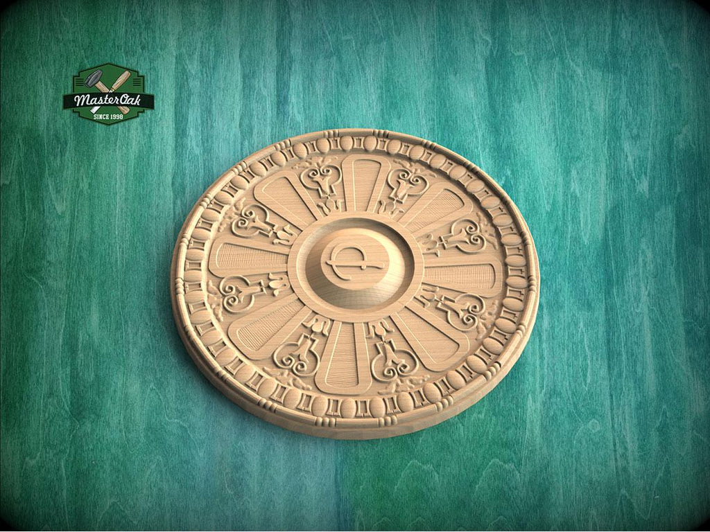 Personalized Solaris Monogram Disc — Imperial Compass Medallion