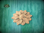 Personalized Crowned Petal Insignia — Baroque Bloom Rosette