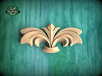 Fleur-de-lis Wood Accent – Classic Carved Applique