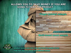 Genghis Khan Bust | Carved & Hand-Finished Wood Statue | Mongolian History Decor