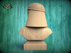 Cleopatra Bust, Hand-Finished Wood Sculpture | Ancient Egypt Decor