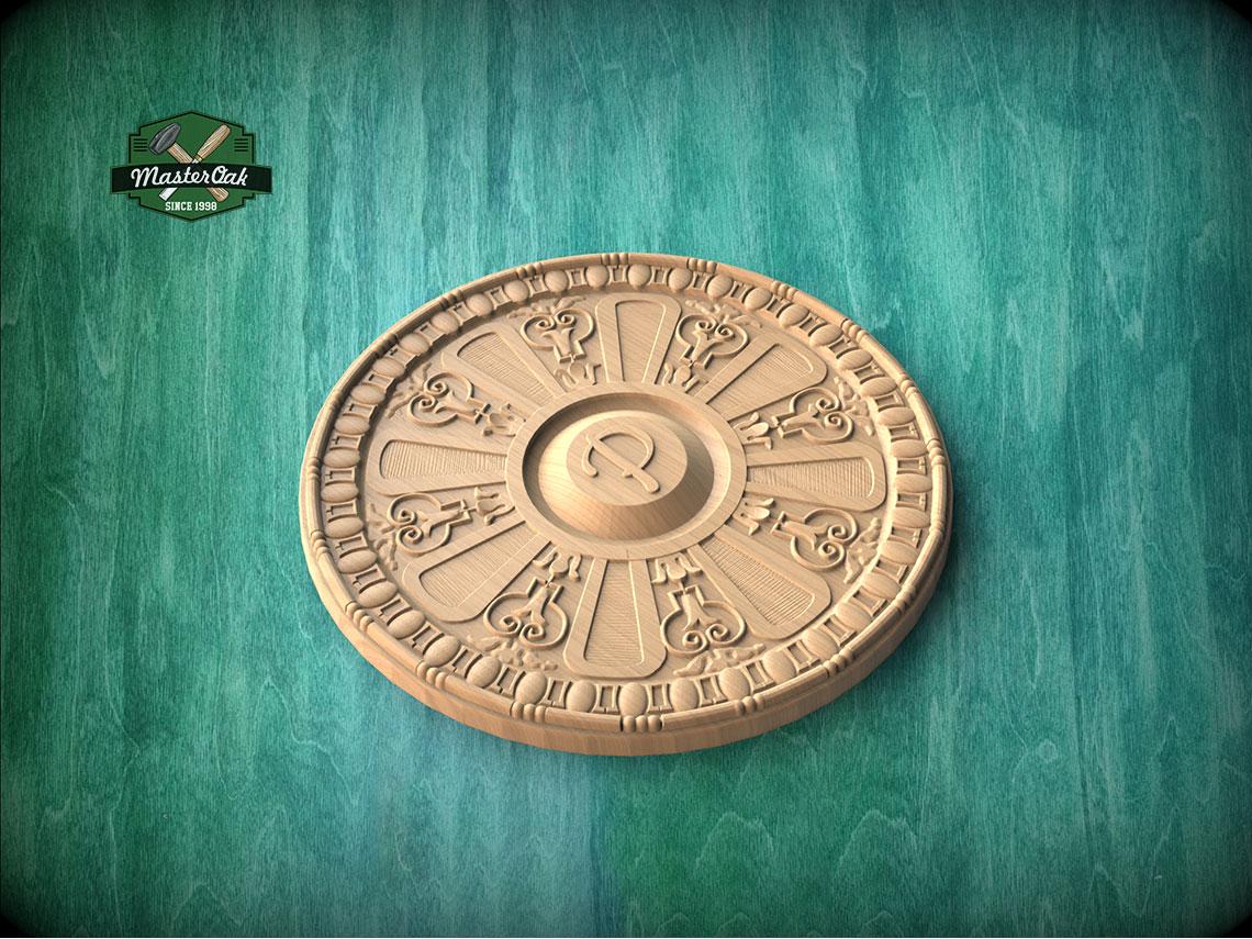 Personalized Solaris Monogram Disc — Imperial Compass Medallion