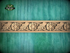 Versatile Wooden Moulding: Classic Baguette Design,  40" Ornate molding panel, Carved wooden Baguette, wood trim for interiors