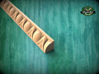 Egg & Dart Elegant Carved Wood Moulding - Vintage-Inspired Carved Baguette for Luxurious Interiors,  40" classical wood cabinet moulding
