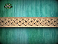 Elegant Celtic Double Weave Wood Moulding – Timeless  Inspiration and Style,  40" Intricate Celtic Knot, 1 pc, Unpainted, Baguette