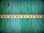 Egg & Dart Elegant Carved Wood Moulding - Vintage-Inspired Carved Baguette for Luxurious Interiors,  40" classical wood cabinet moulding