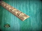 Elegant Leaf Waltz Wood Moulding - Artistic Carved Detail for Rustic and Classic Decor,  40" Ornate molding panel, Carved wooden Baguette