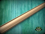 Unique Rounded Carved Molding - Versatile Architectural Trim, 40" wooden moulding for cornices , 1 pc, Unpainted, Baguette
