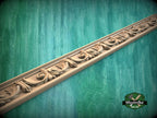 Acanthus Whirl Moulding - Classical Elegance in Wood, 40" Swirl Acanthus Leaf, 1 pc, Unpainted, Baguette