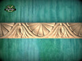 Sweeping Drapery Effect Wood Moulding - Sophisticated Home Detail, 40" Elegant Wood Detail, 1 pc, Unpainted, Carved Baguette