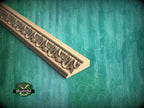 Classic Acanthus Rhythm Moulding - Greek Revival, 40" Elegant Wood Detail, 1 pc, Unpainted, Carved Baguette