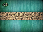 Ornate Swirl Acanthus Molding – Classic Wood Carved Design,  40", 1 pc, Unpainted, Baguette
