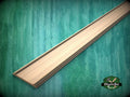 Modern Rounded Edge Wood Base Molding - Minimalist Home Decor,  40" Wood Base Moulding with Rounded Top, Carved wooden Baguette